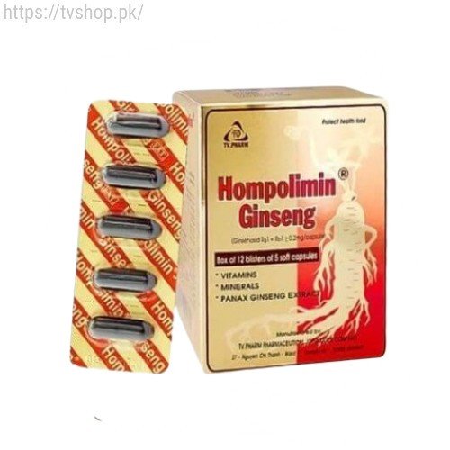 Homtamin ginseng Multivitamin Capsules in Pakistan